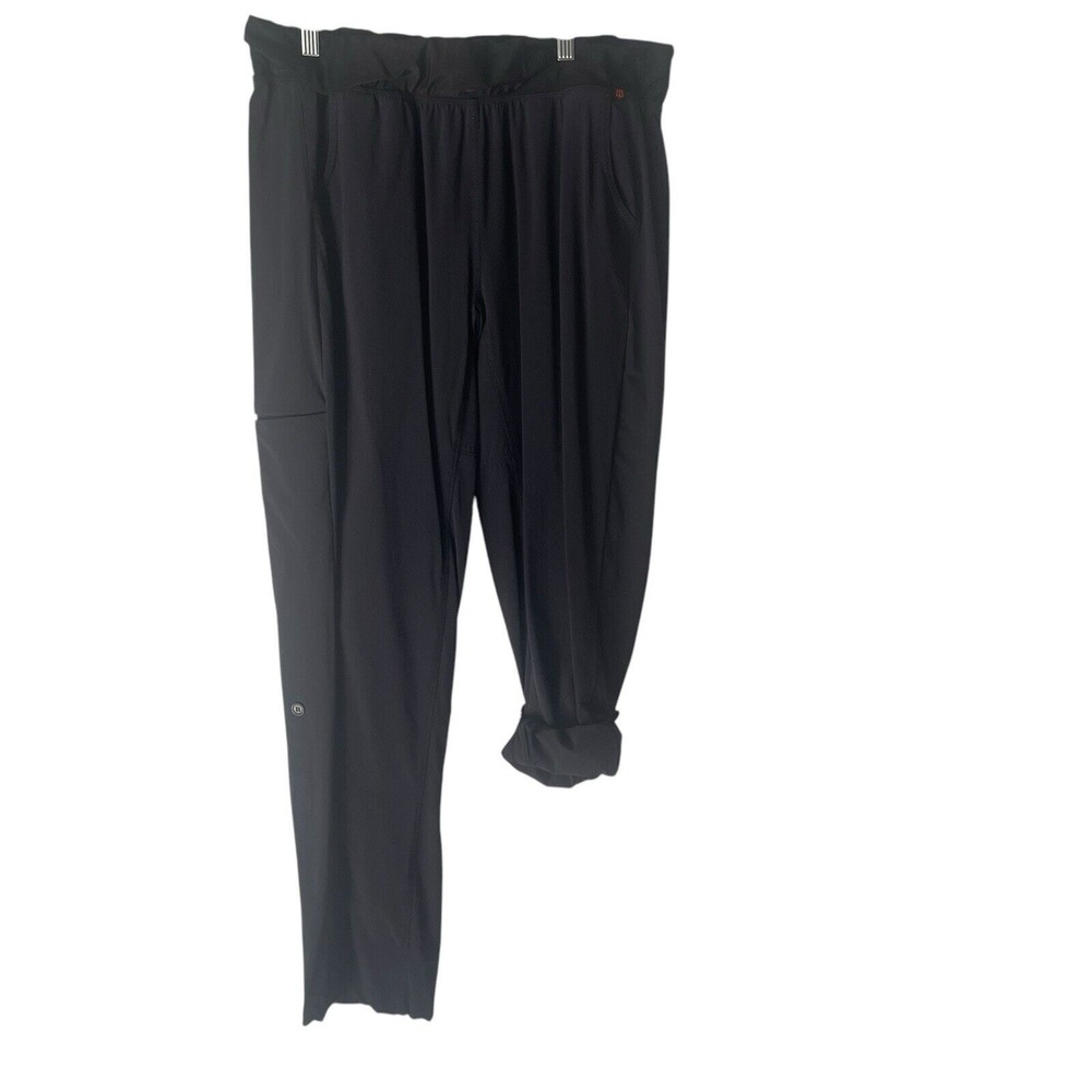 Betabrand Women's Size XL Black Convertible Yoga Activewear Jogger Pants